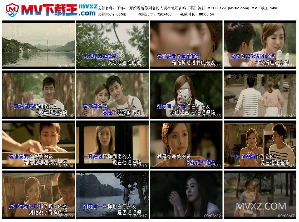 于洋-一开始说陪你到老的人现在他还在吗_国语_流行_MEE00129